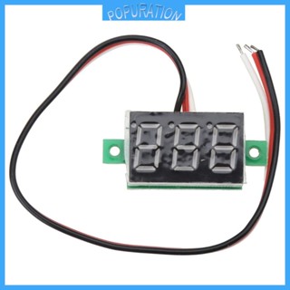 New Mini Three Line LED Small Panel Meter Display Digital Voltmeter DC0-100V