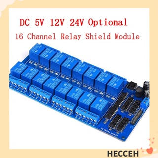 Hecceh โมดูลรีเลย์ออปโต้คัปเปลอร์ 16 ช่อง AVR LM2576 PIC