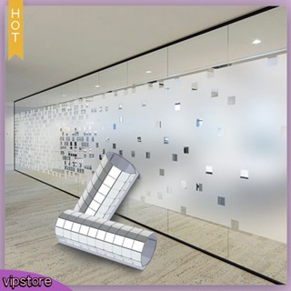 (VIP) สติกเกอร์กระจก ลายกระเบื้องโมเสค มีกาวในตัว สีเงิน DIY สําหรับติดตกแต่งผนังบ้าน ปาร์ตี้