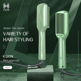 Xiaomi Youpin K·SKIN KD680 MINI STRAIGHT hair Claw hairpins, dual-use Genie Stick ไม่เจ็บผม Anti-scald ไอออนลบแบบพกพา Lazy Lady