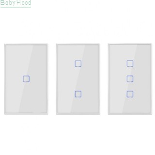 【Big Discounts】Touch Light Switch Tempered Glass Panel Touch Switch Wireless Standard#BBHOOD