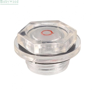 【Big Discounts】G3/4 Male Thread Air Compressor Fittings Clear Plastic Oil Sight Glass#BBHOOD