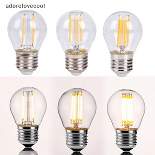 Adth หลอดไฟสปอตไลท์ LED 2W 4W 6W E27 COB G45