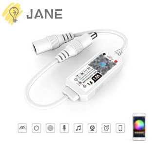 Jane ตัวควบคุมสายไฟ LED DC5-28V ขนาดเล็ก ควบคุมด้วยเสียง สําหรับแถบไฟ LED COB 5050 3528