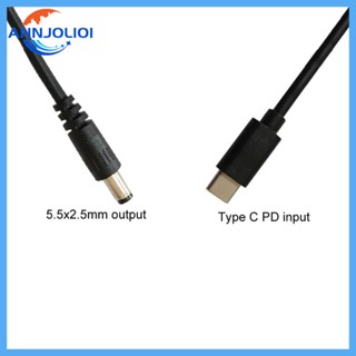 Ann อะแดปเตอร์เราเตอร์ USB C Type-C PD เป็น 12V 5 5x2 5 มม. ทนทาน สําหรับแล็ปท็อป