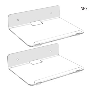 Nex ชั้นวางของอะคริลิคใส แบบติดผนัง สําหรับห้องน้ํา