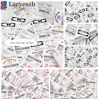 Lacyeszb สติกเกอร์ซีลตั๋ว ลายสุนัขคุโรมิน่ารัก ขนาดเล็ก 53*95 มม. สําหรับตกแต่งเครื่องเขียน 20 ชิ้น