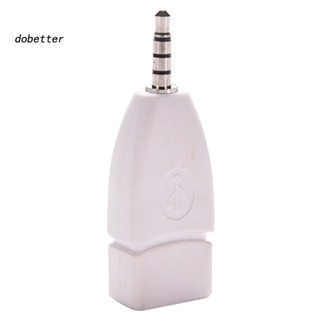 &lt;Dobetter&gt; อะแดปเตอร์แปลงแจ็คเสียง Aux ตัวผู้ 35 มม. เป็น USB 20 ตัวเมีย สําหรับยานพาหนะ