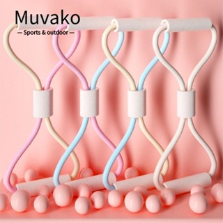 Muvako 8 คํา ขยายหน้าอก, ยางกล้ามเนื้อ ฝึกโยคะ แถบต้านทาน, การฝึกเพาะกาย กีฬา ออกกําลังกาย ยางยืด วงออกกําลังกาย