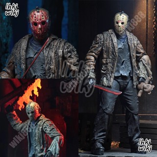 โมเดลฟิกเกอร์ Jason NECA Friday The 13th 30th Anniversary Deluxe Edition 2009 Edition 1980 สําหรับตกแต่งห้อง ของที่ระลึก