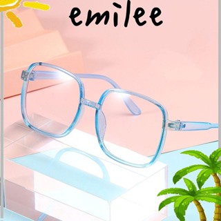 EMILEE แว่นตา ป้องกันรังสียูวี ป้องกันแสงสีฟ้า สีโปร่งใส แบบเรียบ สําหรับเด็ก