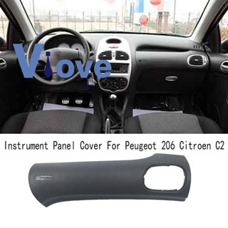 ฝาครอบแผงควบคุมรถยนต์ พลาสติก ทนทาน สําหรับ Peugeot 206 Citroen C2