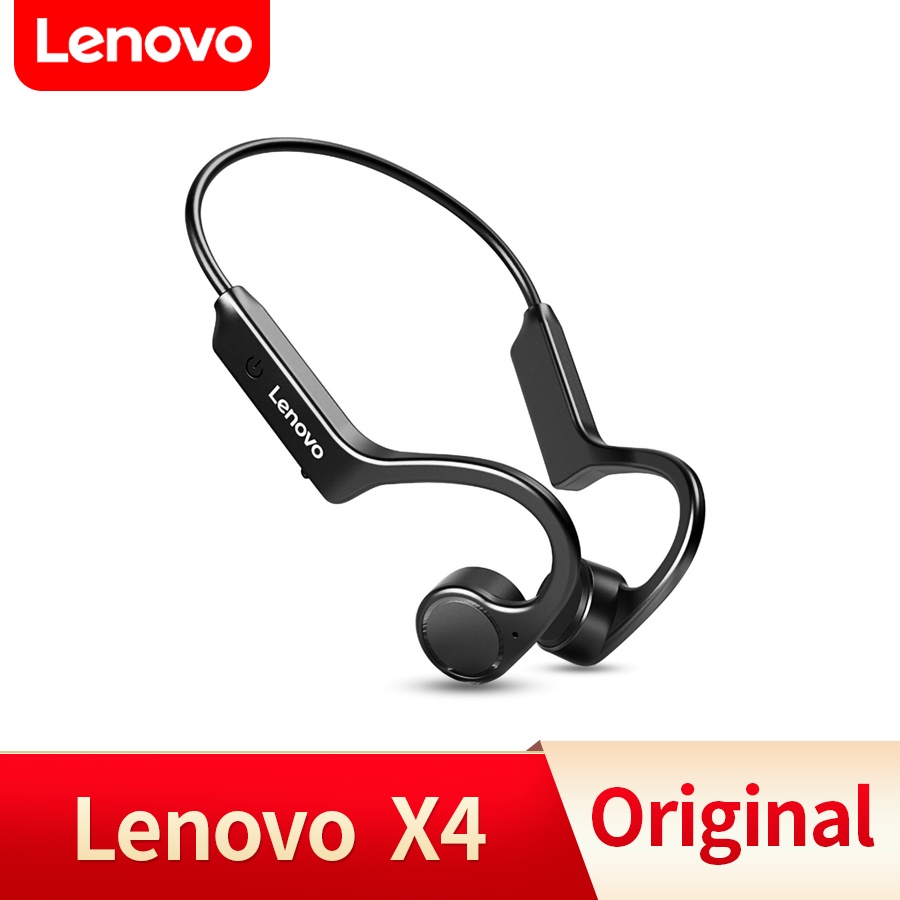 Lenovo X4 หูฟังบลูทูธไร้สาย พร้อมไมโครโฟน TWS Hifi สเตอริโอ กันน้ํา สําหรับเล่นกีฬา