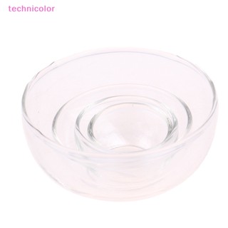 [technicolor] ชามแก้วใส่ซุป ผลไม้ ขนาดเล็ก 1:12 สําหรับตกแต่งบ้านตุ๊กตา พร้อมส่ง