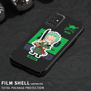 เคสโทรศัพท์มือถือ PC แข็ง ปิดด้านหลัง ลายลูฟี่ One Piece สไตล์เกาหลี สําหรับ Samsung Galaxy A51 M40S A52 A53 A13 A04S A12 A12s A11 A04 A02 A02S A03