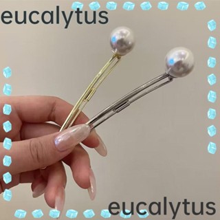 Eucalytus1 กิ๊บติดผม รูปกบ ประดับไข่มุก เครื่องประดับผม