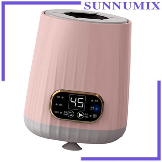 [Sunnimix] เครื่องปั่นนมไฟฟ้าอัตโนมัติ ปรับได้ พร้อมไฟอุ่น แบบพกพา สําหรับปิกนิก ตั้งแคมป์ พยาบาล