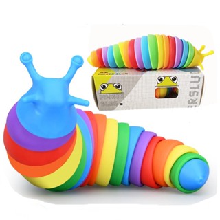 Spot seconds# Cross-border new Caterpillar venting and decompression toy Fidgetslug slug educational decompression slug toy 8cc