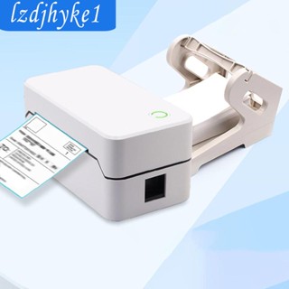 [Lzdjhyke1] เครื่องพิมพ์ฉลากความร้อน ปลั๊ก US ชาร์จ USB สําหรับส่งของ คลังสินค้า จดหมาย บ้าน ออฟฟิศ