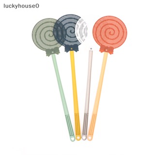 Luckyhouse0^^ ไม้ตียุง แบบพลาสติก ด้ามจับยาว หนา ควบคุมศัตรูพืช