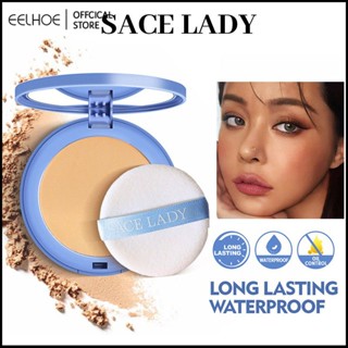 SACE LADY Super Stay Compact Face Powder Flawless Oil Control Waterproof Face Pressed Powder Original -eelhoe