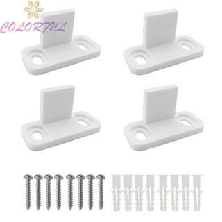 【COLORFUL】Barn Door Guides 2 Set Door Bottom Guide For Sliding Barn Door Replace White