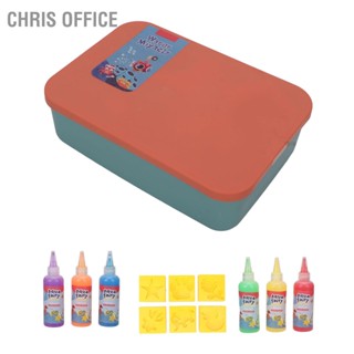  Chris office ชุดลูกปัดสัตว์น้ำ 6 สี DIY ทำมือปริศนา 3D ลูกปัดสัตว์น้ำของเล่นทางประสาทสัมผัสสำหรับชายหญิง