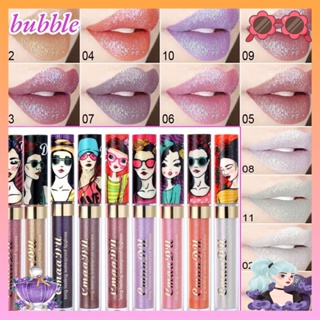 Bubble ลิปกลอส สีทอง เพชร กลิตเตอร์ กันน้ํา