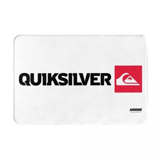 Quiksilver (6) พรมเช็ดเท้า ผ้าสักหลาด กันลื่น ดูดซับน้ํา แห้งเร็ว สําหรับห้องน้ํา 16x24 นิ้ว พร้อมส่ง