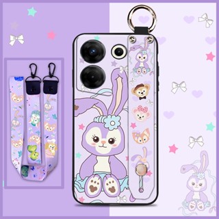 Anti-knock Durable Phone Case For Tecno Camon20 Pro 5G/CK8n Kickstand Wrist Strap Waterproof Soft case Fashion Design