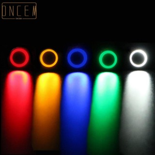 【ONCEMOREAGAIN】Push Button Switch Button Switch Flat Head LED Ring Light Latching Switch