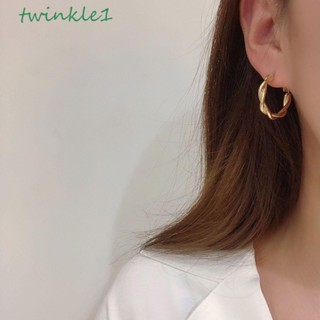 Twinkle1 ต่างหูห้อย ทรงกลม เรขาคณิต เครื่องประดับ สําหรับผู้หญิง