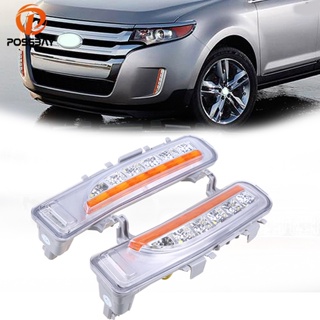 ขายดี ไฟตัดหมอกเดย์ไลท์ LED สําหรับ Ford Edge (รุ่นแรก) 2011-2014 Facelift DRL