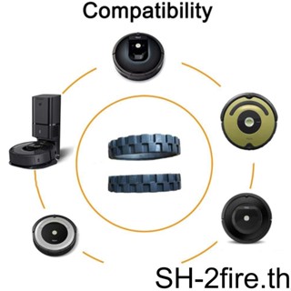 อะไหล่ยางล้อสูญญากาศ กันลื่น แบบเปลี่ยน สําหรับ Roomba 500 600 700 800 1/3 2 ชิ้น