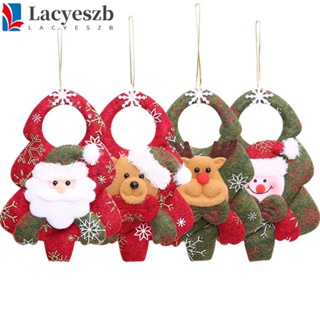 Lacyeszb จี้ตุ๊กตากวางเอลก์ ไร้หน้า สําหรับแขวนตกแต่งบ้าน เทศกาลปีใหม่ DIY