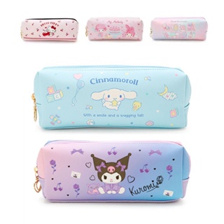 🌸พร้อมส่ง💨LZBOI กระเป๋าดินสอ กล่องเครื่องเขียนSanrio ซิปหัวใจรักสองชั้น ความจุขนาดใหญ่ วัสดุพีซีกันน้ำ เหมาะสำหรับนักเรียน