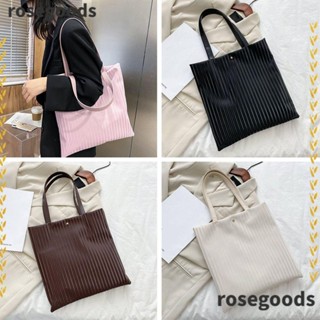 Rosegoods1 กระเป๋าสะพายไหล่ หูหิ้ว ขนาดใหญ่ จุของได้เยอะ สําหรับผู้หญิง