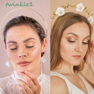 Twinkle1 ที่คาดผมโลหะ หลายชั้น สีทอง แฟชั่น สําหรับเจ้าสาว งานแต่งงาน DIY