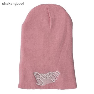 Shakangcool หมวกผ้าขนสัตว์ถัก ปักลายบาร์บี้ สีชมพู ให้ความอบอุ่น เหมาะกับฤดูใบไม้ร่วง และฤดูหนาว สําหรับนักเรียนชาย และหญิง SGL