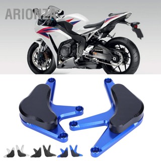 ARIONZA ตัวเลื่อนเคสเครื่องยนต์ Anti-Collision Crash Guard Protector Set Fit สำหรับ Honda CBR1000RR 2008-2012