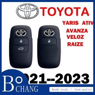 เคสกุญแจรีโมทรถยนต์ แบบหนัง สําหรับ Toyota Raize Veloz 2022 AVANZA 2022 Wigo 2023