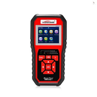 Tfreth KONNWEI 850 เครื่องสแกนเนอร์อ่านโค้ด OBDII สําหรับรถยนต์