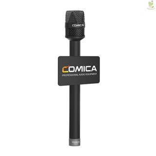 Comica HRM-S ไมโครโฟนสัมภาษณ์มือถือ สําหรับสมาร์ทโฟน 3.5 มม. TRRS ปลั๊ก Cardioid Condenser Mic Came-8.9