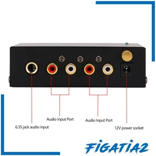 [Figatia2] เครื่องเล่นแผ่นเสียงพรีแอมป์ RCA อินพุต RCA เอาท์พุต