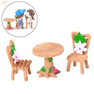 【VARSTR】Miniature Table Simulation Dining Table Desktop Decoration Garden Ornaments