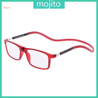 Mojito แว่นอ่านหนังสือ สายตายาว แม่เหล็ก สายตายาว ปรับได้ สายคล้องคอ แม่เหล็ก Unisex