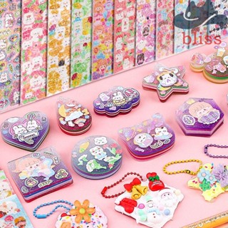 Bliss ชุดสติกเกอร์ Guka น่ารัก สําหรับตกแต่งสมุดภาพ พวงกุญแจ DIY
