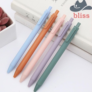 Bliss ปากกาเจล แบบแมนนวล น่ารัก เครื่องมือการเขียน นักเรียน ปากกา เครื่องเขียน สํานักงาน ของขวัญ อุปกรณ์การเรียน ปากกาตลก|ปากกา