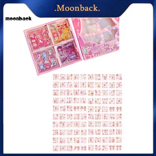 &lt;moonback&gt; สติกเกอร์ติดตกแต่งกระเป๋าเดินทาง แล็ปท็อป รถยนต์ 100 ชิ้น ต่อกล่อง