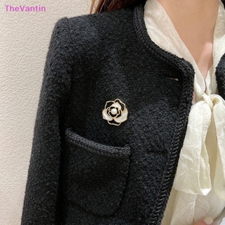 Thevantin Camellia ดอกไม้ มุก เข็มกลัด แฟชั่น เข็มกลัด เสื้อยกทรง สําหรับผู้หญิง แฟชั่น ผ้าพันคอ หัวเข็มขัด เสื้อผ้า เสื้อยกทรง เครื่องประดับ อุปกรณ์ สินค้าดี